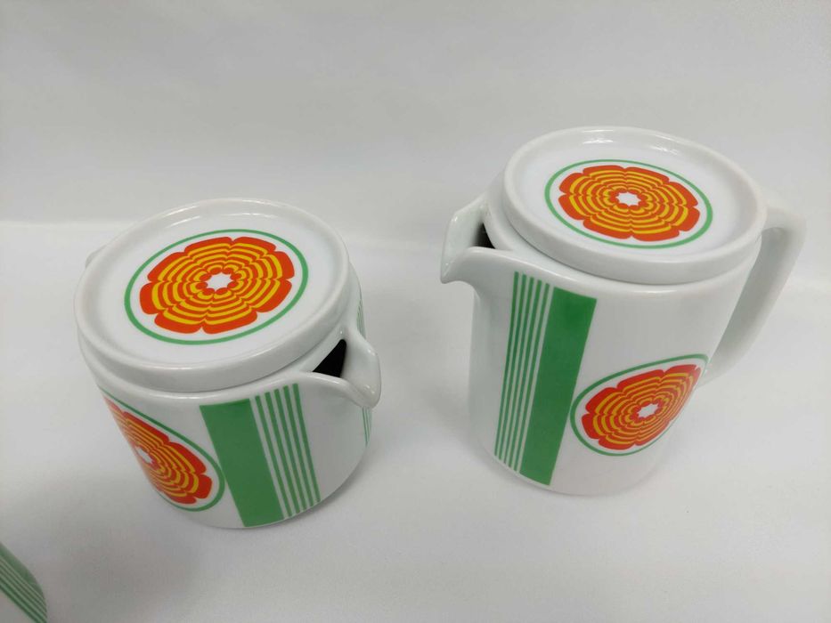 Serviço Chá SPAL Porcelanas - Conjunto Peças Chá ART DECO Portugal
