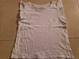 T-shirt biały H&M 122/128