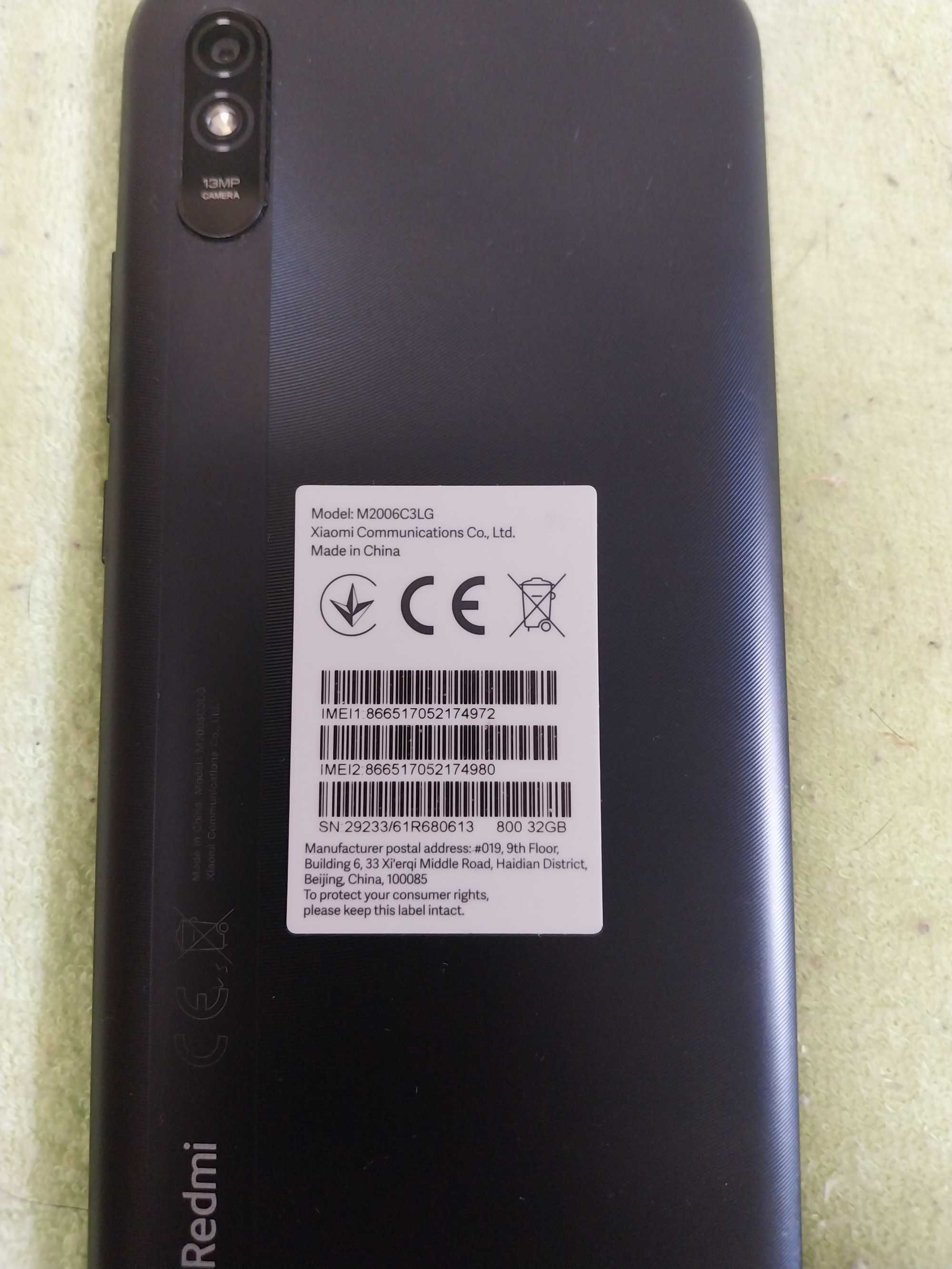 Smartfon Redmi 9a