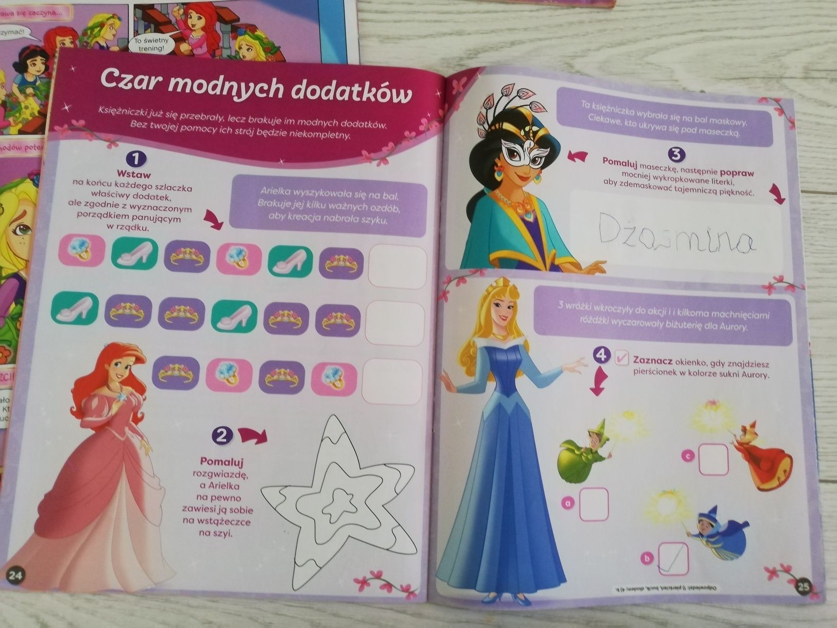 Zestaw 6 czasopism Disney Księżniczka