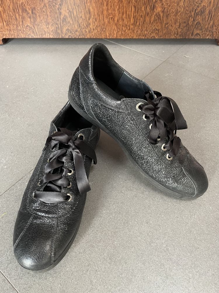 Buty Oxfordy sznurowane Simple 40 skóra lakierowane
