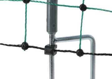 Siatka elektryczna dla drobiu Premium 50 m, 122 cm, podw szpic zielony