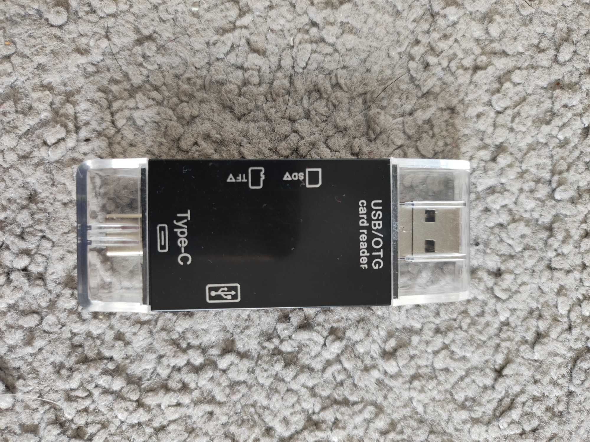 Wielofunkcyjny czytnik kart 6w1 SD MICRO SD TF USB USB C MICRO USB