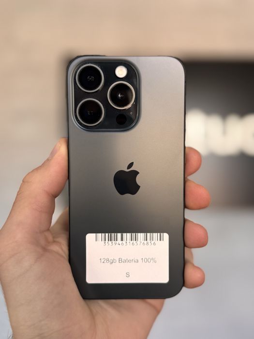 RATY 0% iPhone 15 Pro 128GB BATERIA 100% GWARANCJA 12 miesiecy!!!
