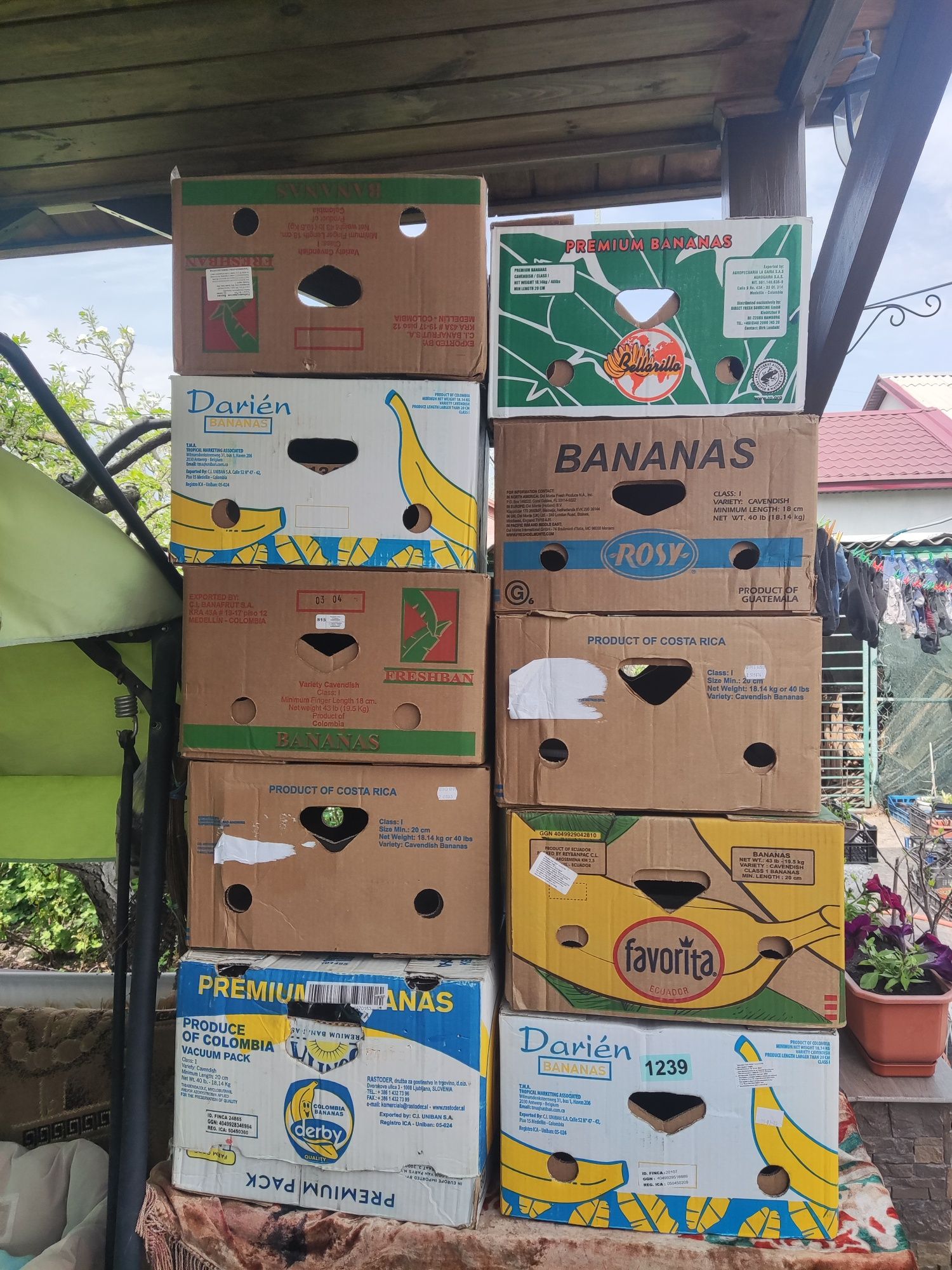 Продам коробки( бананки) 60*40*30