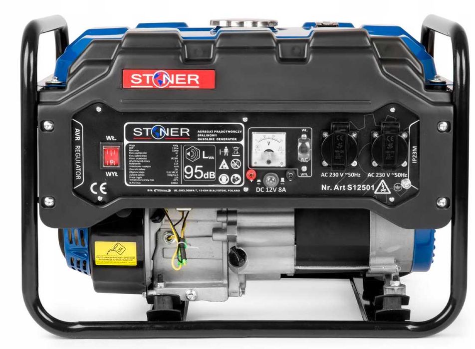 Бензиновий генератор Stoner S12501 3 кВт, 15 л, 4-тактний двигун