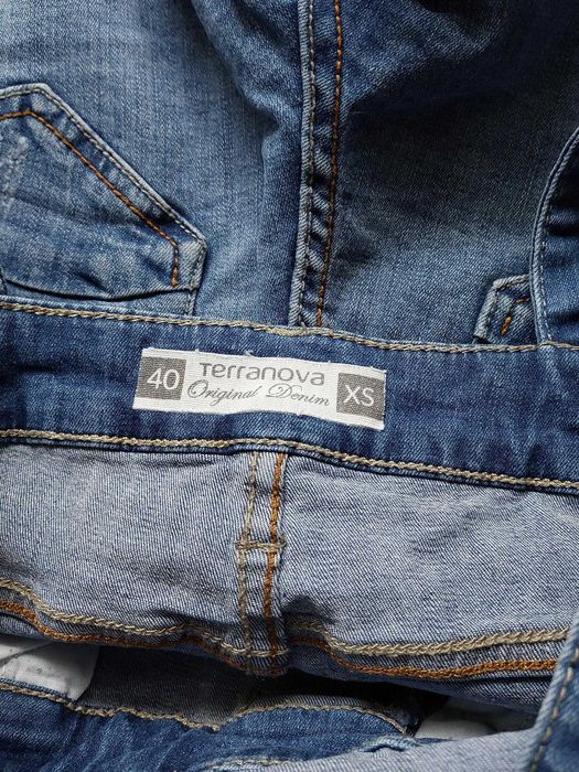 Terranova ogrodniczki spodenki r. XS kombinezon jeans