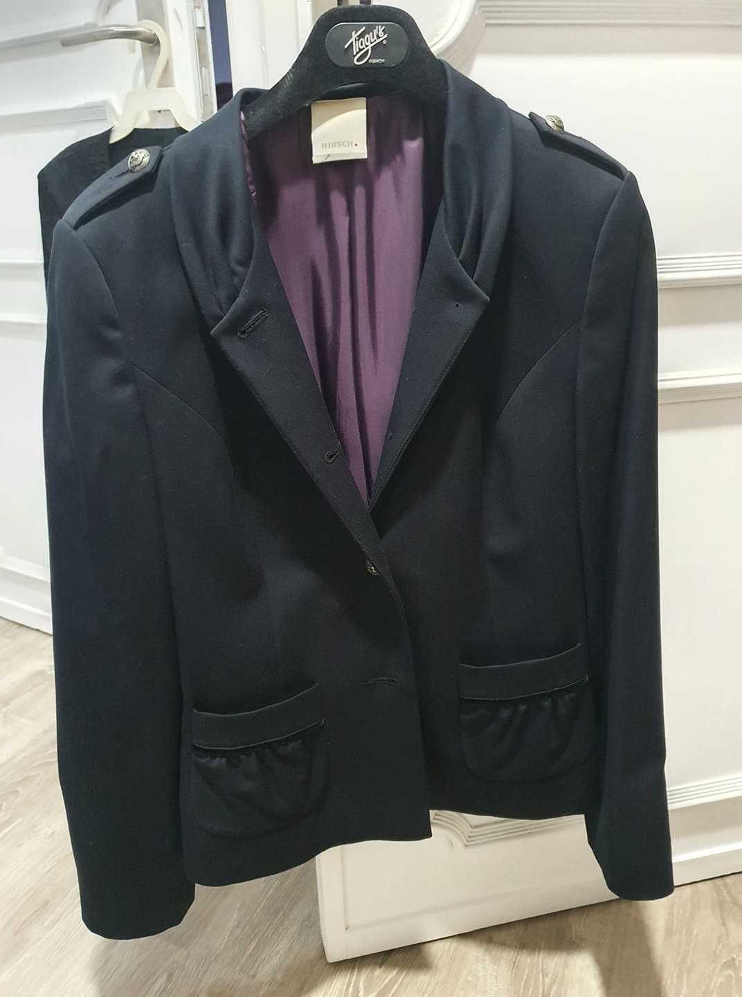 Blazer preto com botões