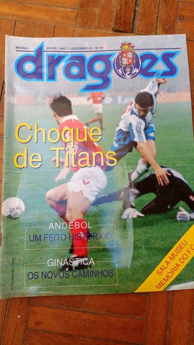 Revistas antigas Dragões (1991)