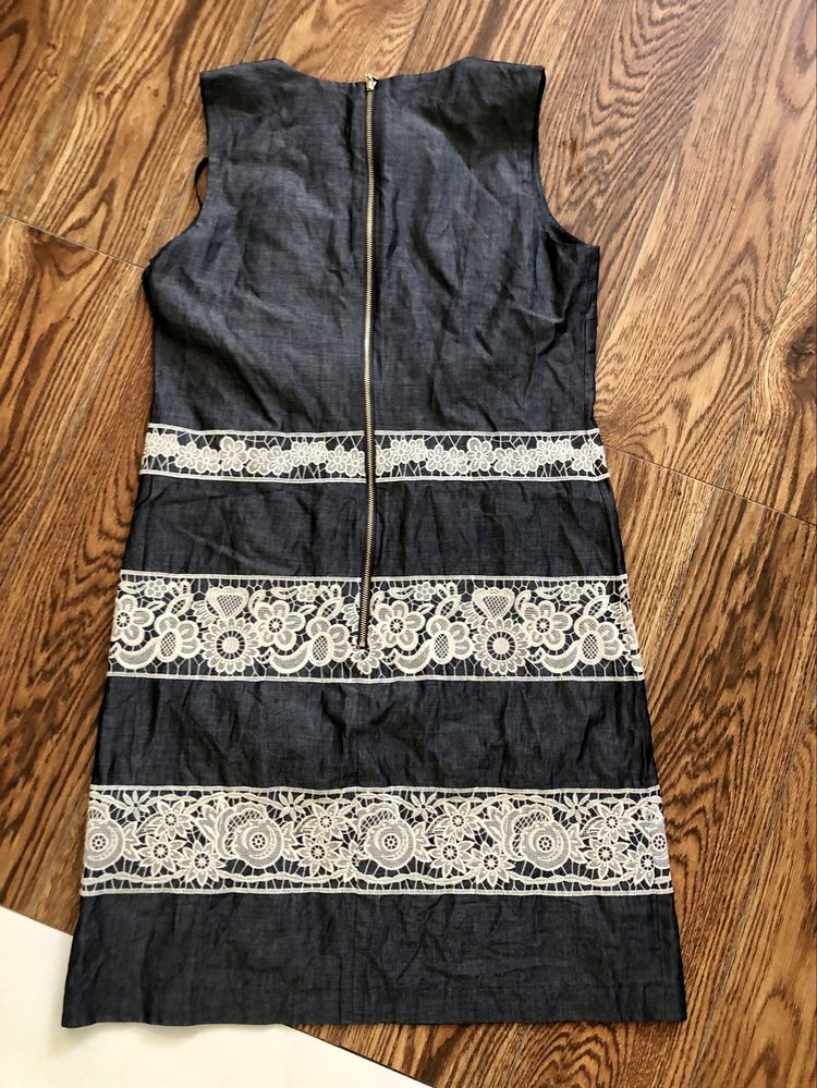 Sukienka nowa z metką r. 8 Karl Lagerfeld basic koronka