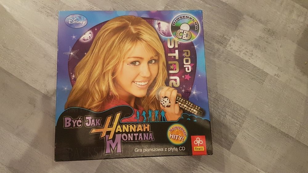 Byc jak Hannah Montana gra planszowa z cd