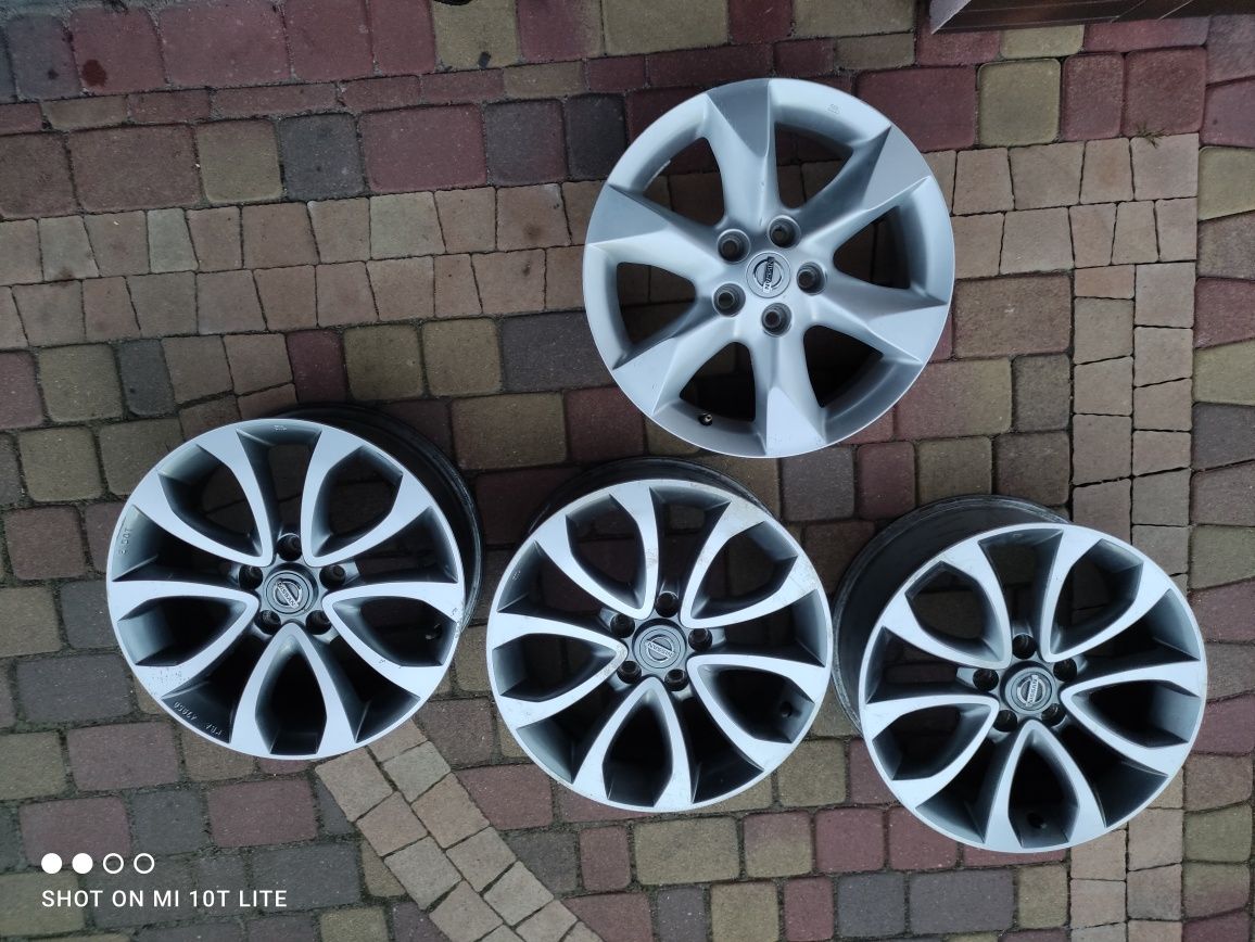 Felgi aluminiowe oryginalne nissan Juke 17" ET 47, 5x114.3