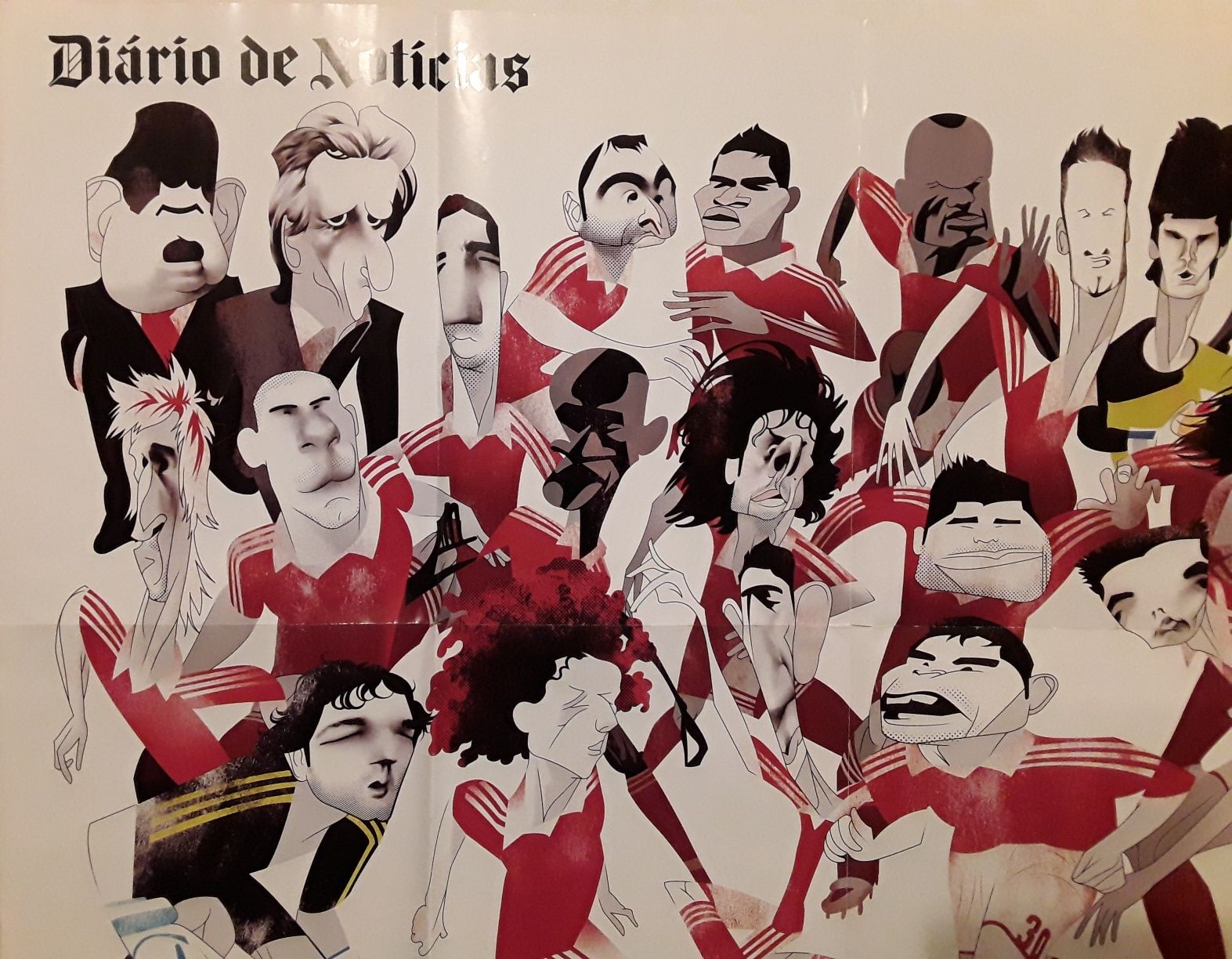 Poster S L Benfica Campeão Nacional 2009/2010