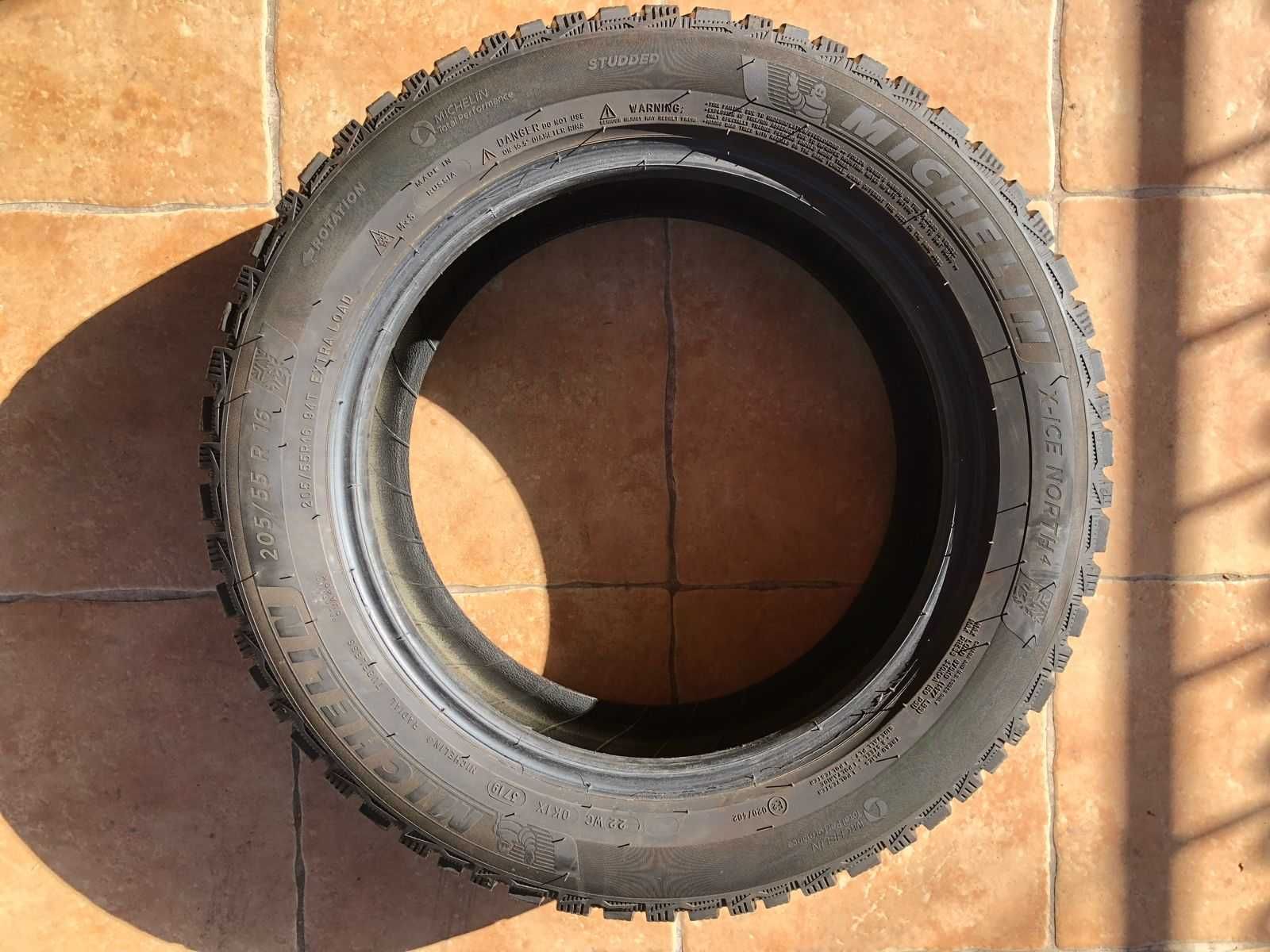 Шиповані шини michelin x-ice north 4 205/55 r16