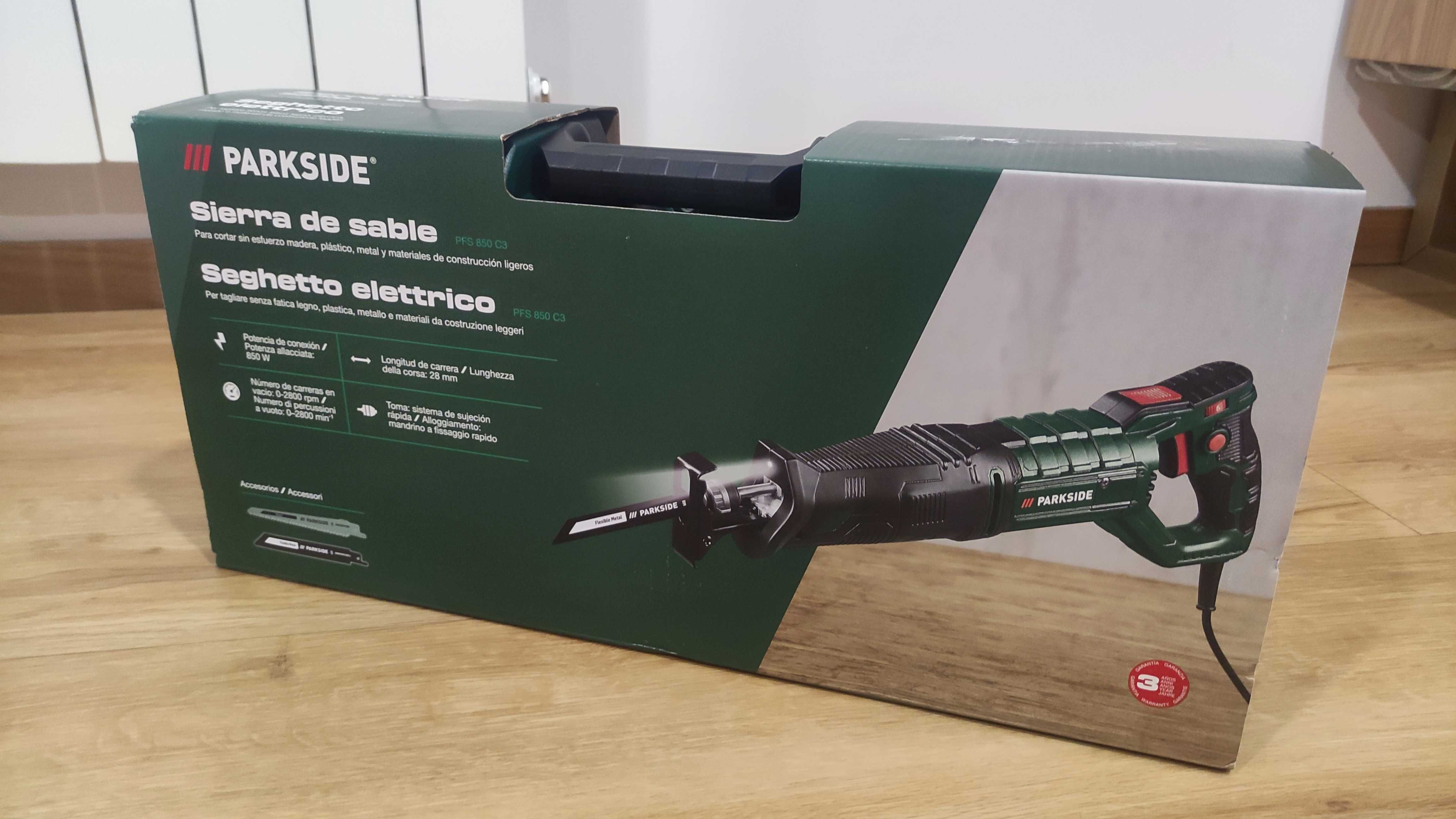 Parkside serra sabre, serrote eletrico, novo em caixa, garantia