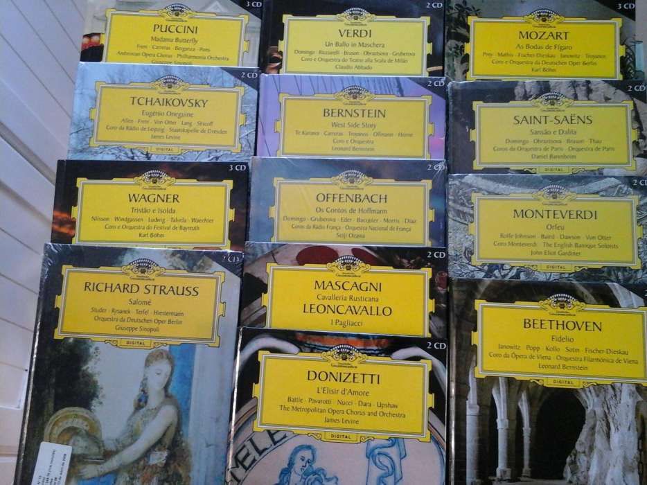 Colecção Grandes Óperas Deutsche Grammophon - Livro + CD's (novos!)