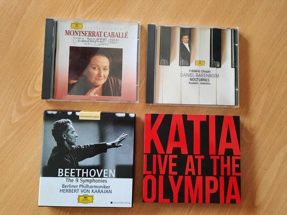 CDs Beethoven, Chopin, M. Caballé e Kátia Guerreiro