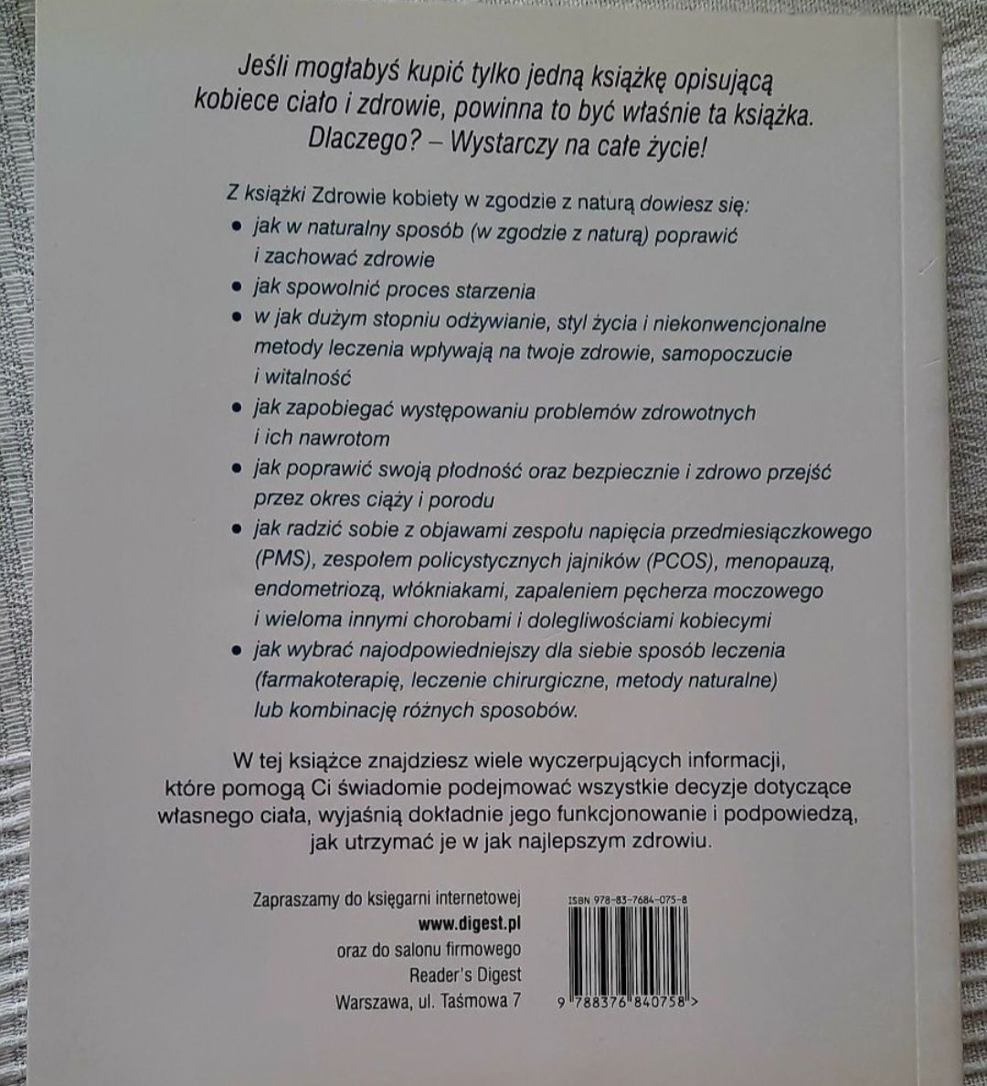 Zdrowie kobiety w zgodzie z naturą. Poradnik dla kobiet w każdym wieku