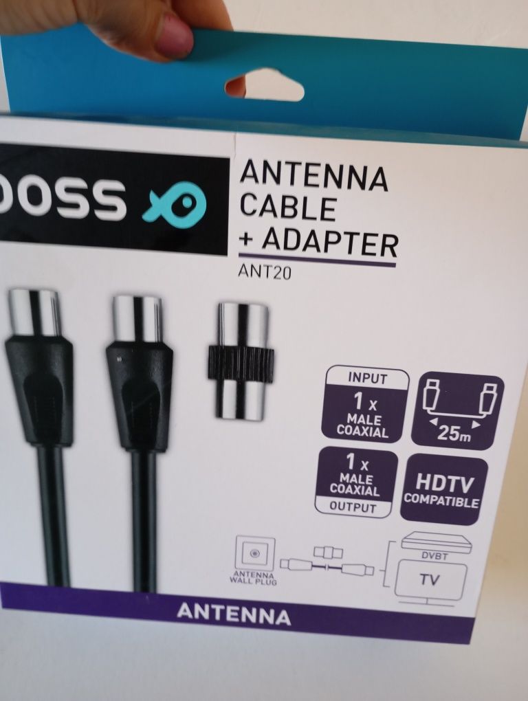 Antena -cabel adapter Poss 25 m