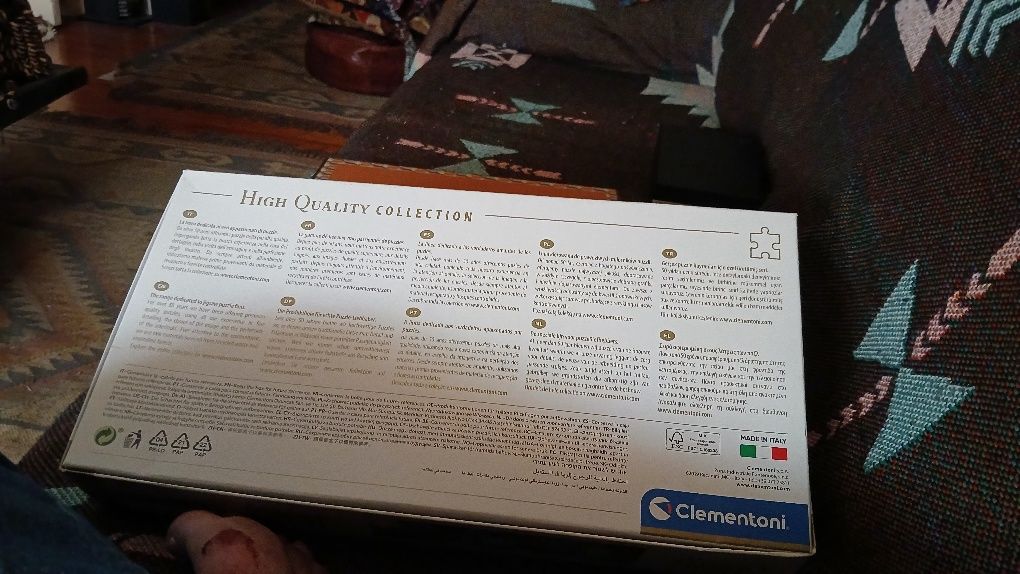 Jogo de puzzle nunca usado 1000 peças