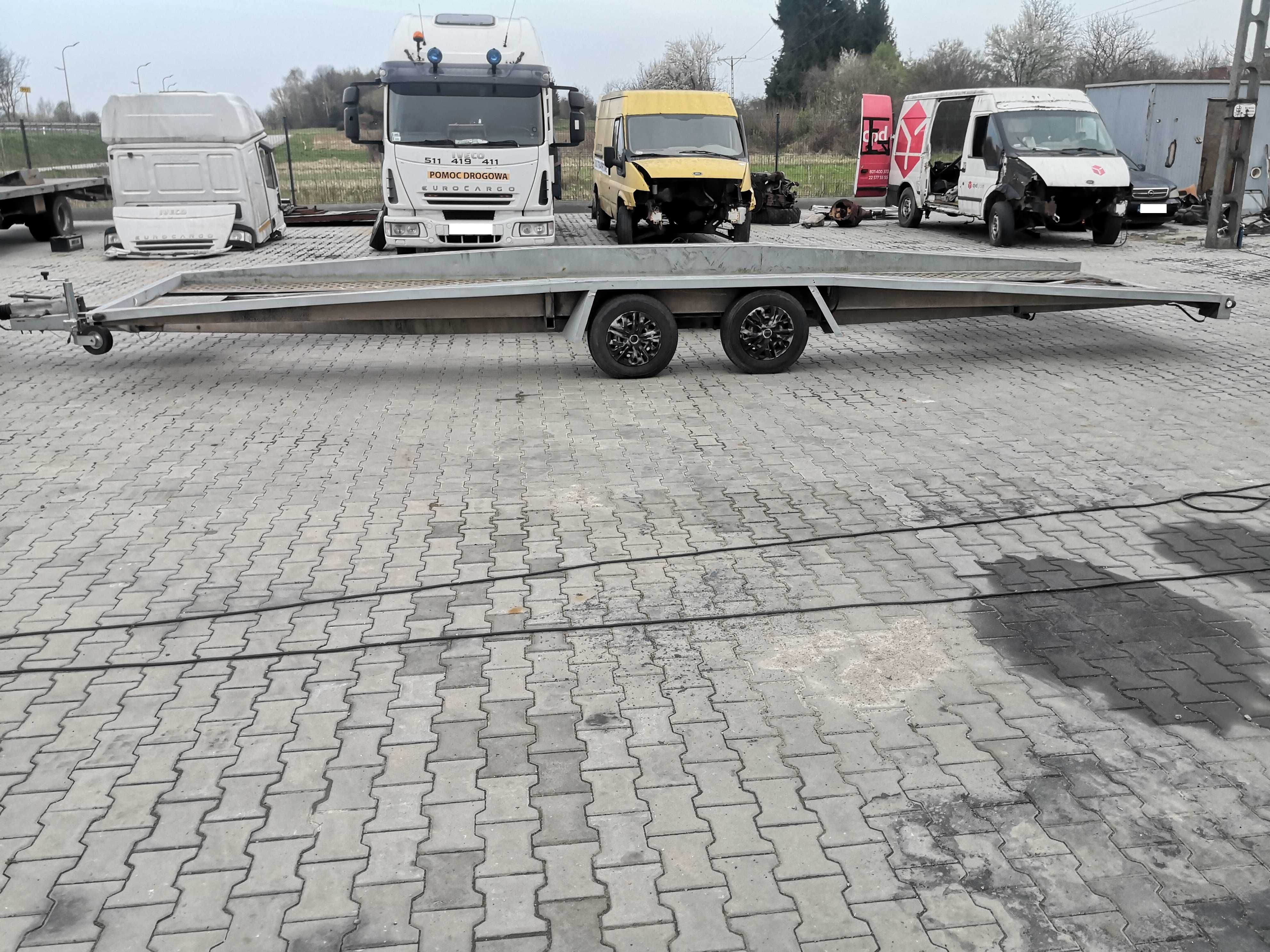 przyczepa laweta 8 metrów ŁADOWNOŚĆ 2540 KG