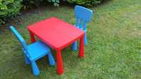 Mamut stolik i dwa krzesła z Ikea