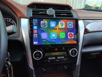 Новая магнитола Toyota Camry 50 QLED экран 8 ядер 4GB+CarPlay 4G SIM