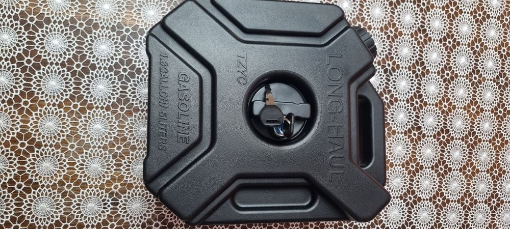 Kanister 5L do motocykla quada ATV z kluczykiem LONG HAUL NOWY