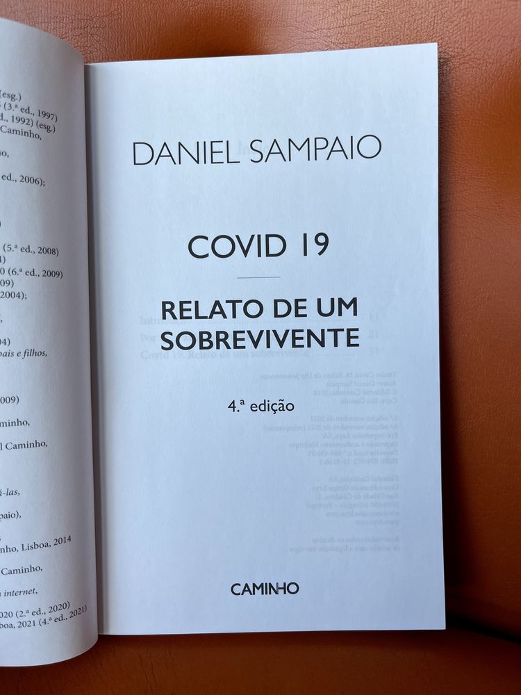 “Covid 19 - Relato de um Sobrevivente”, Daniel Sampaio