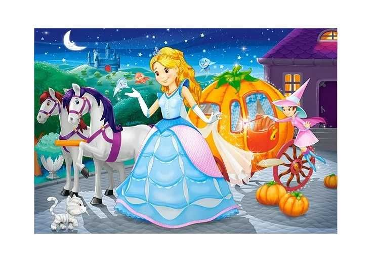 Castorland Beautiful Fairy Tales bajkowe puzzle 4w1 duże elementy