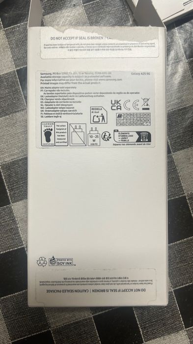 Galaxy A25 5G para venda acompanha 3 capas