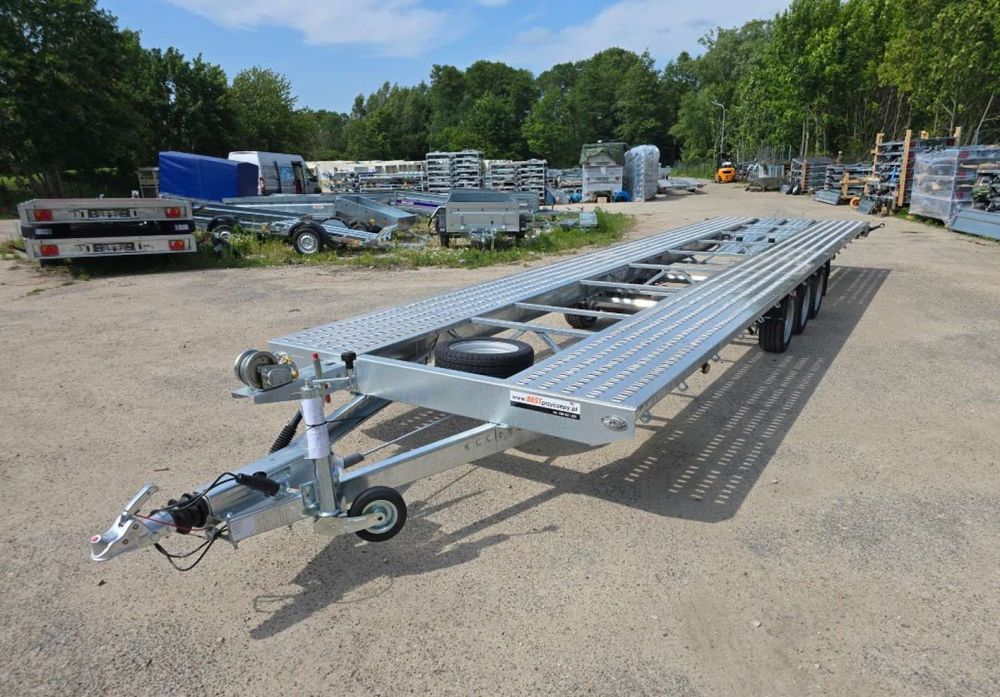 Niewiadów Laweta trzyosiowa Niewiadów (Boro) INDIANA ECO DMC 3500kg na 2 auta płaska  Laweta trzyosiowa Niewiadów (Boro) INDIANA ECO DMC 3500kg na 2 auta p