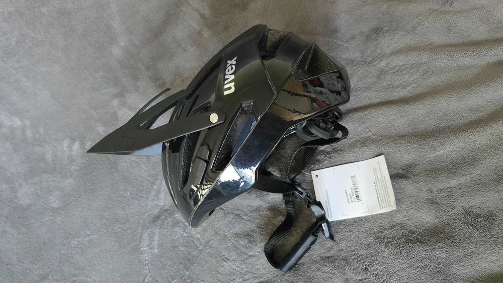 UVEX QUATRO ALL BLACK IAS 3D Kask mtb Enduro rozmiar 52-57cm