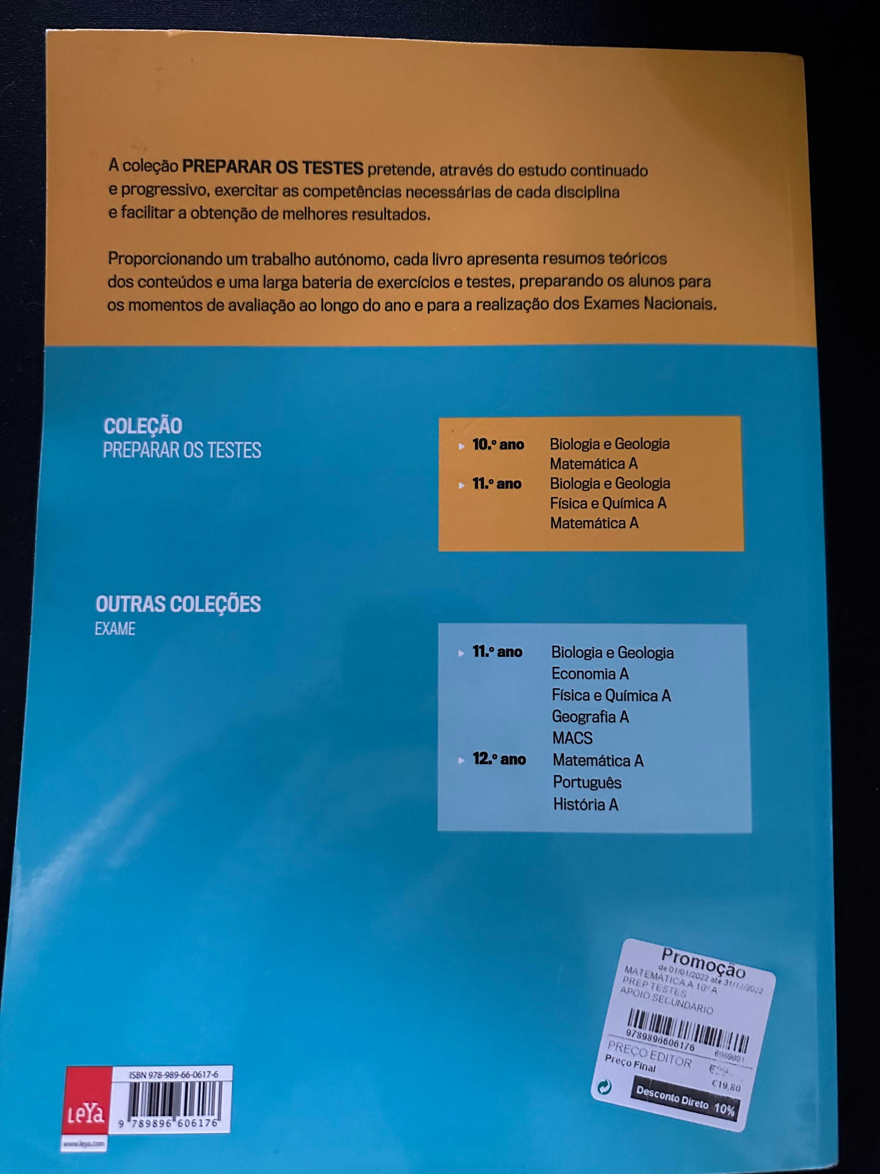 Caderno de Exercícios de exame Matemática A 10.ºano