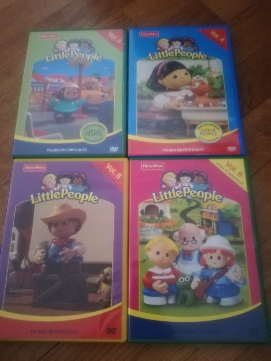 Dvds Little family 3, 4, 5 e 6