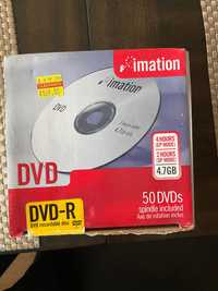 Czyste płyty DVD -R imation 50 szt   4 godziny EP mode 4.7 GB