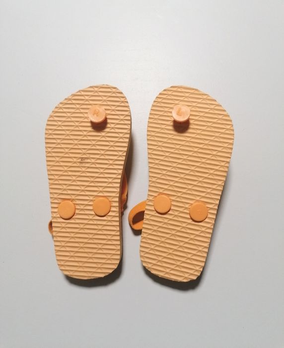 Chinelos Laranja de Bebé