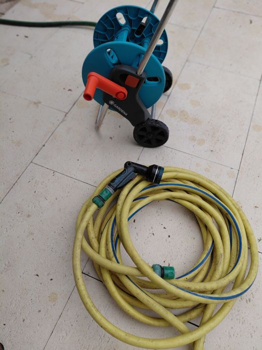 Kit rega enrolador + mangueira 20mts