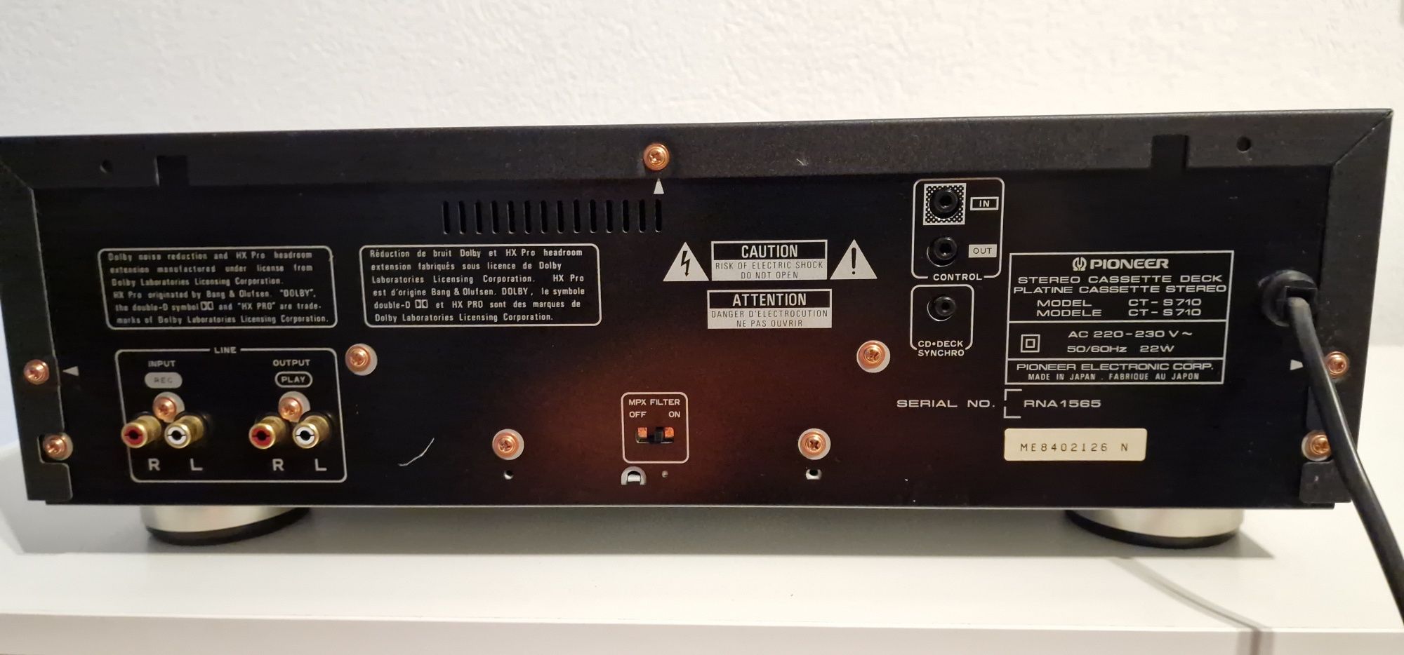 Magnetofon Pioneer CT-S710 Piękny!!!