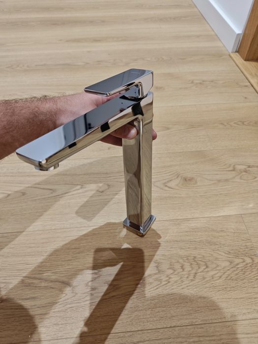 Bateria umywalkowa Omnires Parma chrom połysk 27 cm nowa