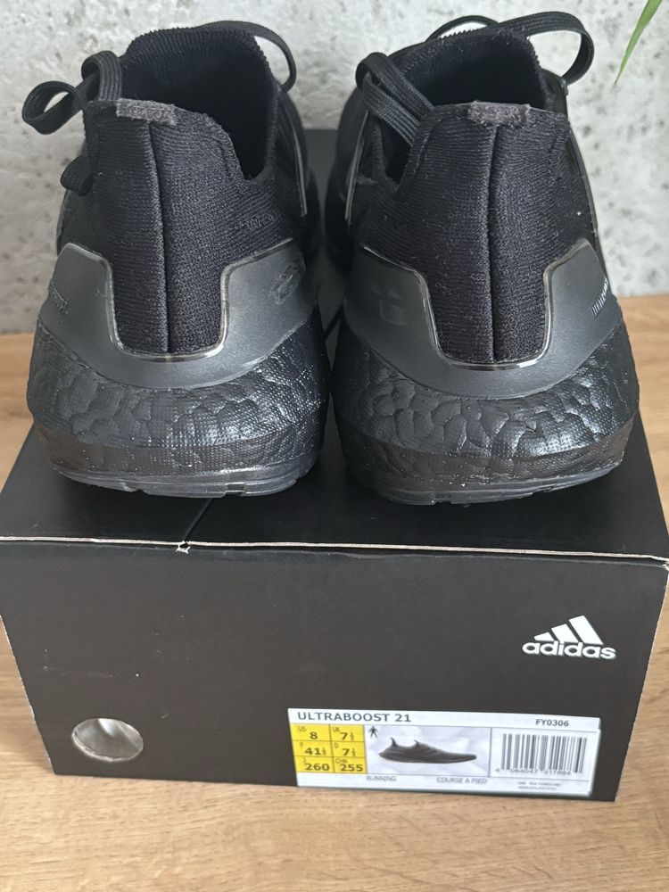 Adidas Ultraboost 21 FY0306 czarne 41 1/3 buty sportowe męskie
