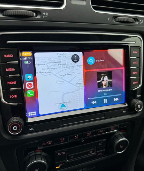 Магнитола штатна 4/64 ГБ для VW/Skoda/Seat, фольсваген шкода