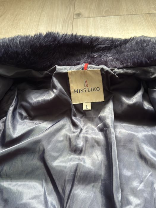 Kurtka damska zimowa granatowa L