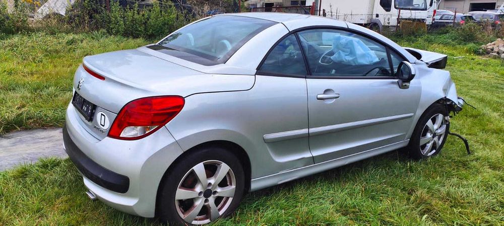 Peuget 207 Kabrio uszkodzony 2009 rok