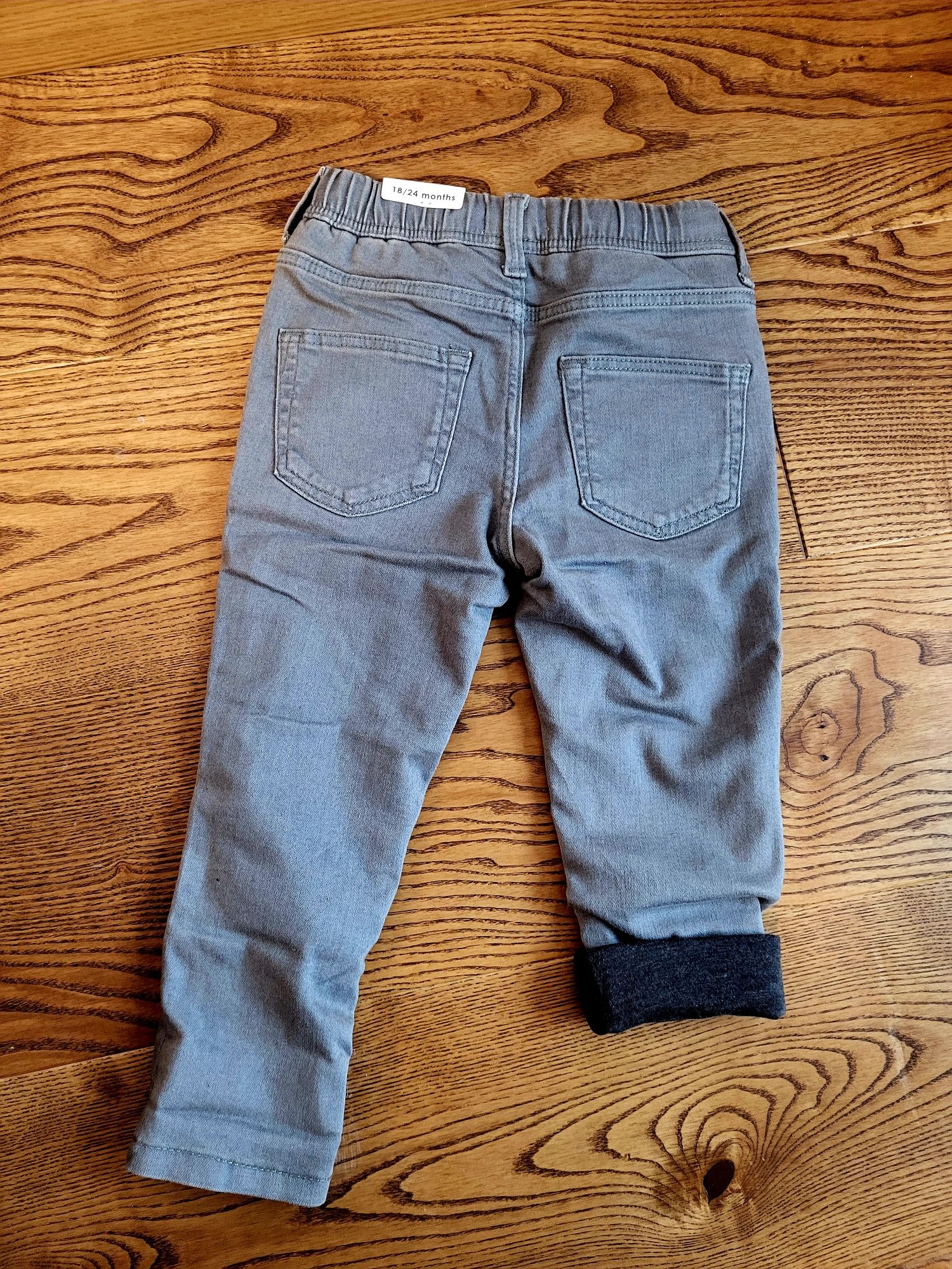 Spodnie Mango NOWE dziecięce, r. 92, jeansy bawełniana podszewka