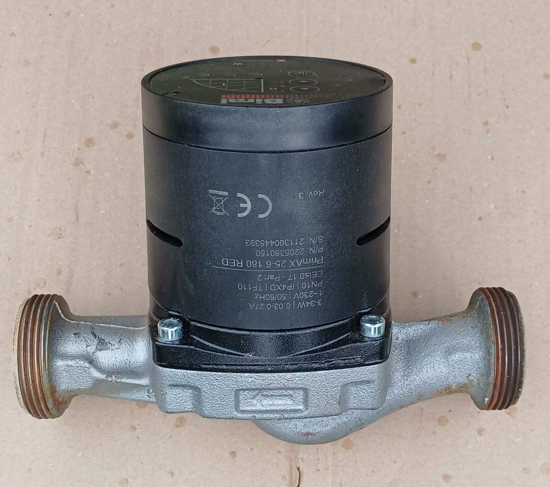 Pompa obiegowa Biral Grundfos 25-6 cyrkulacyjna
