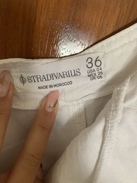 Jardineiras brancas stradivarius tamanho 36