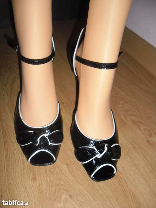 buty szpilki błyszczace 39 karnawałowe