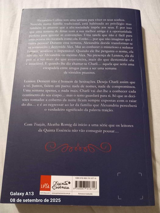Traição  de Aleatha Romig  com envio incluído