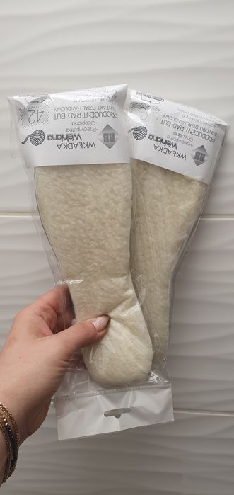 Wkładki 42 wełniane wełna filc thermo ciepłe zimowe